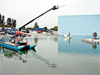 Camera Crane Filming On Set